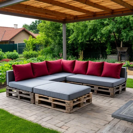 Подушки для паллет и садовой мебели, текстиль на заказ для диванов и кресел для улицы и помещений