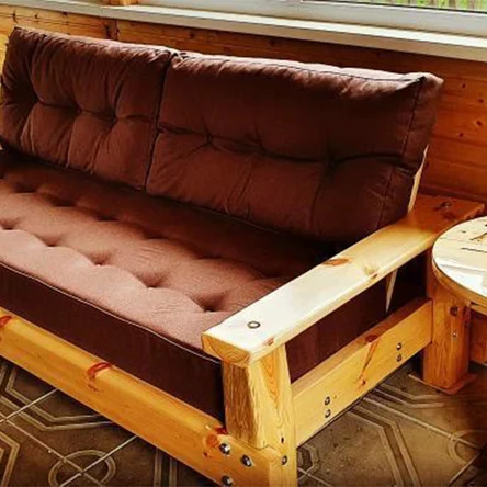 Подушки для диванов из деревянного каркаса для улицы